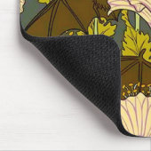 Jugendstil-Fleet und Blume Mousepad (Ecke)