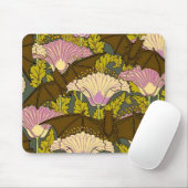 Jugendstil-Fleet und Blume Mousepad (Mit Mouse)