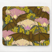 Jugendstil-Fleet und Blume Mousepad (Vorne)