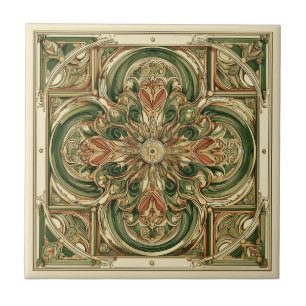 Jugendstil Fliese