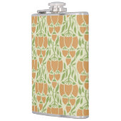 Jugendstil: Florale Eleganz Flachmann (Links)
