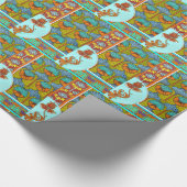 Jugendstil florale Vintage Blume viktorianisch Geschenkpapier (Ecke)