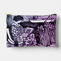 Jugendstil Frau beim Lesen Buchliebhaberin