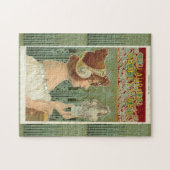 Jugendstil-Frau Französisch Art henri livemont Puzzle (Horizontal)
