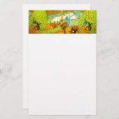 Jugendstil-Friedhöfe und Schwäne Briefpapier (Vorne/Hinten)