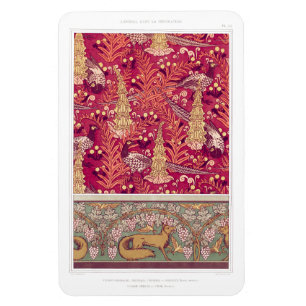 Jugendstil Fuchs Fasan Fingerhut Verneuil Magnet