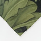 Jugendstil-Fuchs im Wald Fleecedecke (Ecke)