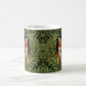 Jugendstil-Fuchs im Wald Kaffeetasse (Mittel)