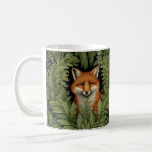 Jugendstil-Fuchs im Wald Kaffeetasse