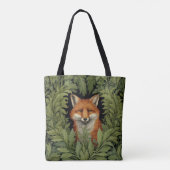 Jugendstil-Fuchs im Wald Tasche (Rückseite)
