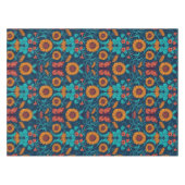 Jugendstil-Gänge in blau und gelb Tischdecke (Vorderseite (Horizontal))