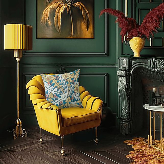 Jugendstil-Garten-Muse-Design Kissen (Von Creator hochgeladen)