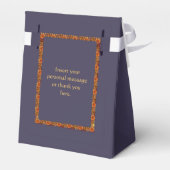 Jugendstil-Gastgeschenk Hochzeit Geschenkschachtel (Rückseite)