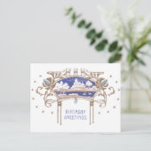 Jugendstil Geburtstag Postkarte (Stehend Vorderseite)