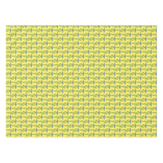 Jugendstil-Gelbe Ipomoea-Tapete Tischdecke