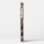 Jugendstil geometrisch Vintages Muster Case-Mate iPhone Hülle (Rückseite / Links)