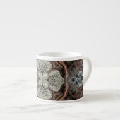 Jugendstil geometrisch Vintages Muster Espressotasse (Vorderseite Rechts)