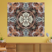 Jugendstil geometrisch Vintages Muster Leinwanddruck (Insitu (Wohnzimmer))