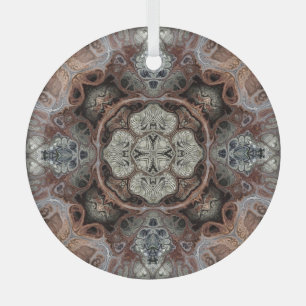 Jugendstil geometrisch Vintages Muster Ornament Aus Glas