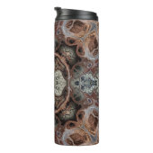 Jugendstil geometrisch Vintages Muster Thermosbecher (Nach rechts gedreht)