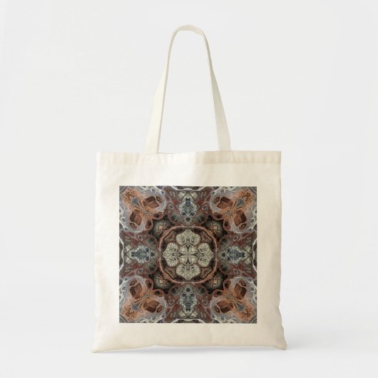 Jugendstil geometrisch Vintages Muster Tragetasche (Vorne)