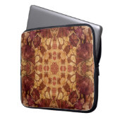 Jugendstil geometrisch, Ziermuster. Laptopschutzhülle (Vorderseite Links)