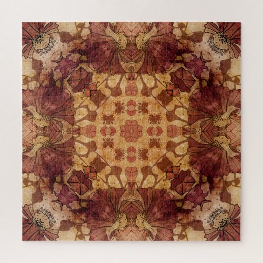 Jugendstil geometrisch, Ziermuster. Puzzle (Vertikal)