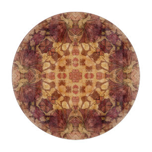 Jugendstil geometrisch, Ziermuster. Schneidebrett