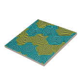 Jugendstil geometrisches Muster Fliese (Seite)