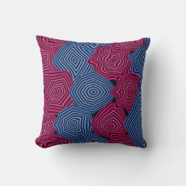 Jugendstil geometrisches Muster Kissen