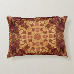 Jugendstil geometrisches, ornamentales Muster. Dekokissen