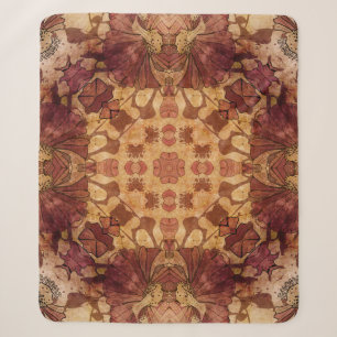 Jugendstil geometrisches, ornamentales Muster. Sherpadecke