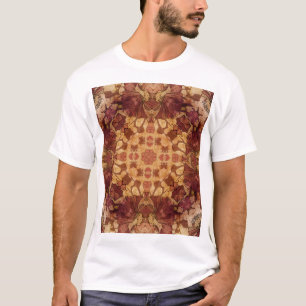 Jugendstil geometrisches, ornamentales Muster. T-Shirt