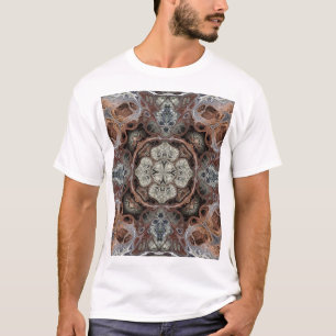 Jugendstil geometrisches Vintage-Muster T-Shirt