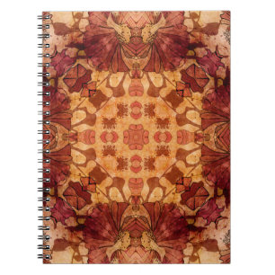 Jugendstil-geometrisches Vintages Ziermuster i Notizblock