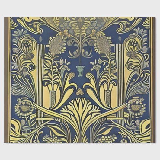 Jugendstil Geschenkpapier (Flach)