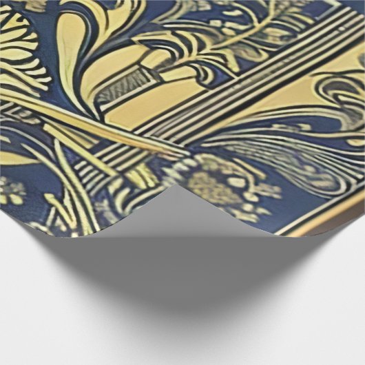 Jugendstil Geschenkpapier (Ecke)