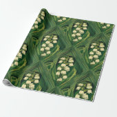 Jugendstil giftiges Maiglöckchen Geschenkpapier (Ungerollt)