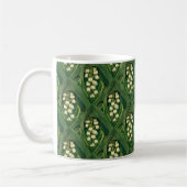 Jugendstil giftiges Maiglöckchen Kaffeetasse (Links)