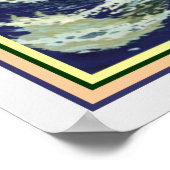 Jugendstil "Girl & Sea Serpent" 16x20 Poster (Ecke)