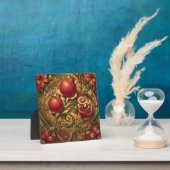 Jugendstil-Granatapfel-Ornamentmuster Fotoplatte (InSitu)