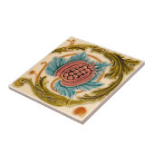 Jugendstil-Granate-Imitat Relief Antiphlogie Repro Fliese (Seite)