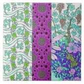 Jugendstil Grapevine Blüte Vintag Fliese (Vorderseite)