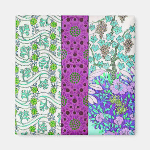 Jugendstil Grapevine florierend Vintag elegant Magnet