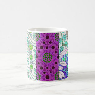 Jugendstil Grapevine florierend Vintag lila aquama Kaffeetasse