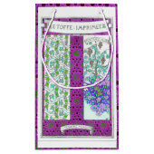 Jugendstil Grapevine Vintag Kleine Geschenktüte (Rückseite)