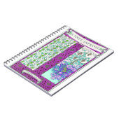 Jugendstil Grapevine Vintag Notizblock (Linke Seite)