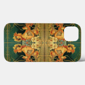 Jugendstil-heiße Schokoladenblütenwerbung Case-Mate iPhone Hülle (Rückseite (Horizontal))