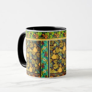 Jugendstil Herbst florale elegante Gourmet lila Tasse