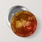 Jugendstil Herbst sconce spiderweb eleganten Marmo Button (Vorne & Hinten)